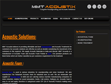 Tablet Screenshot of mmtacoustix.com